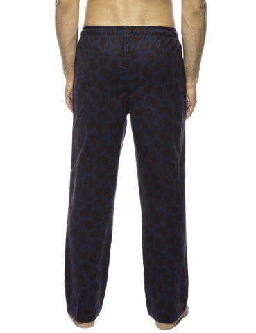 Paisley Navy/Brown