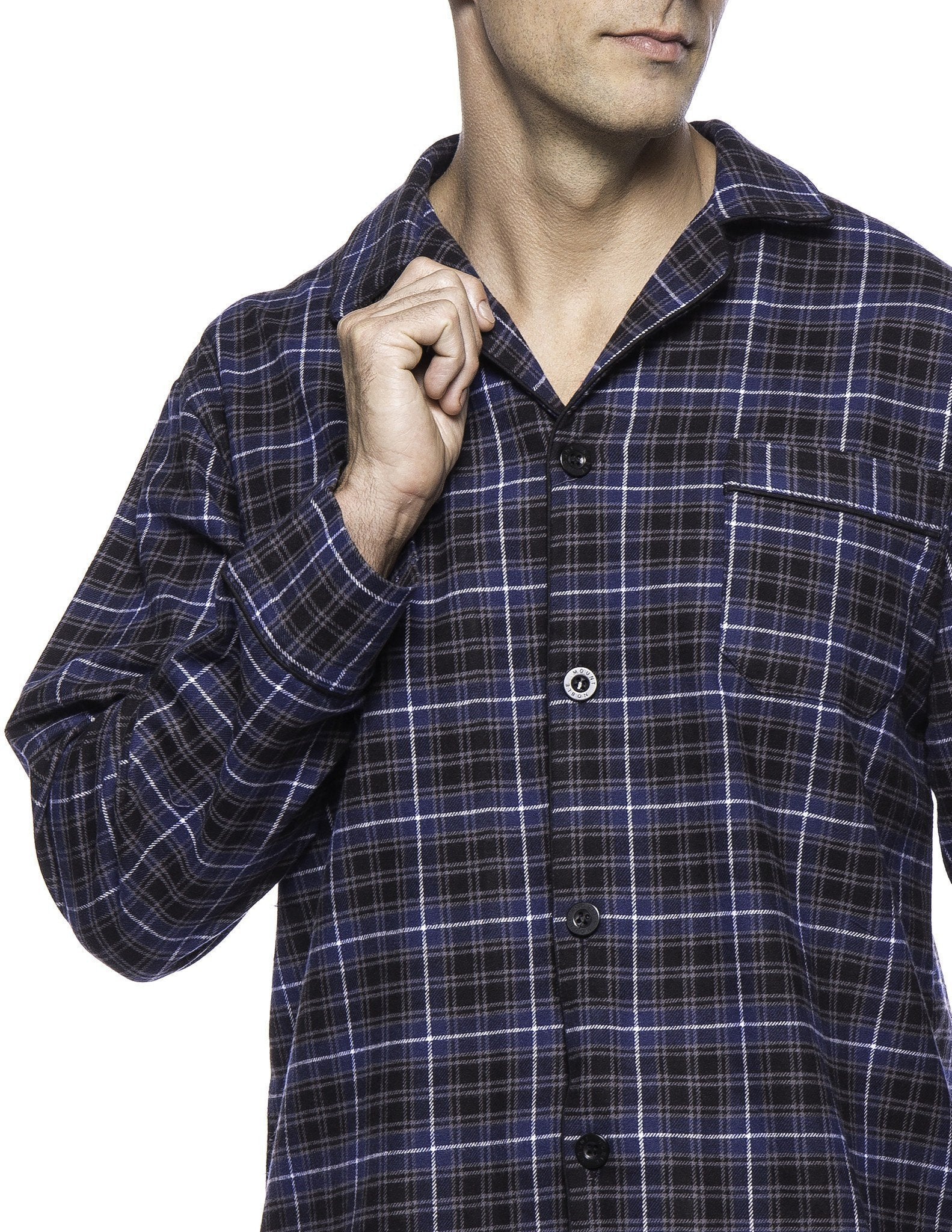 Plaid Navy/Black