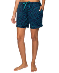 Moroccan-Herringbone Navy/Aqua