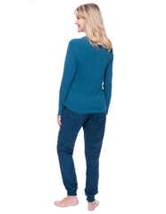 Moroccan Navy/Teal
