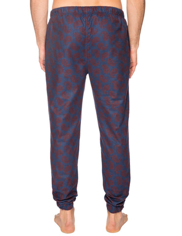 Paisley Navy/Brown