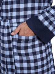 Gingham Checks - Charcoal-Navy