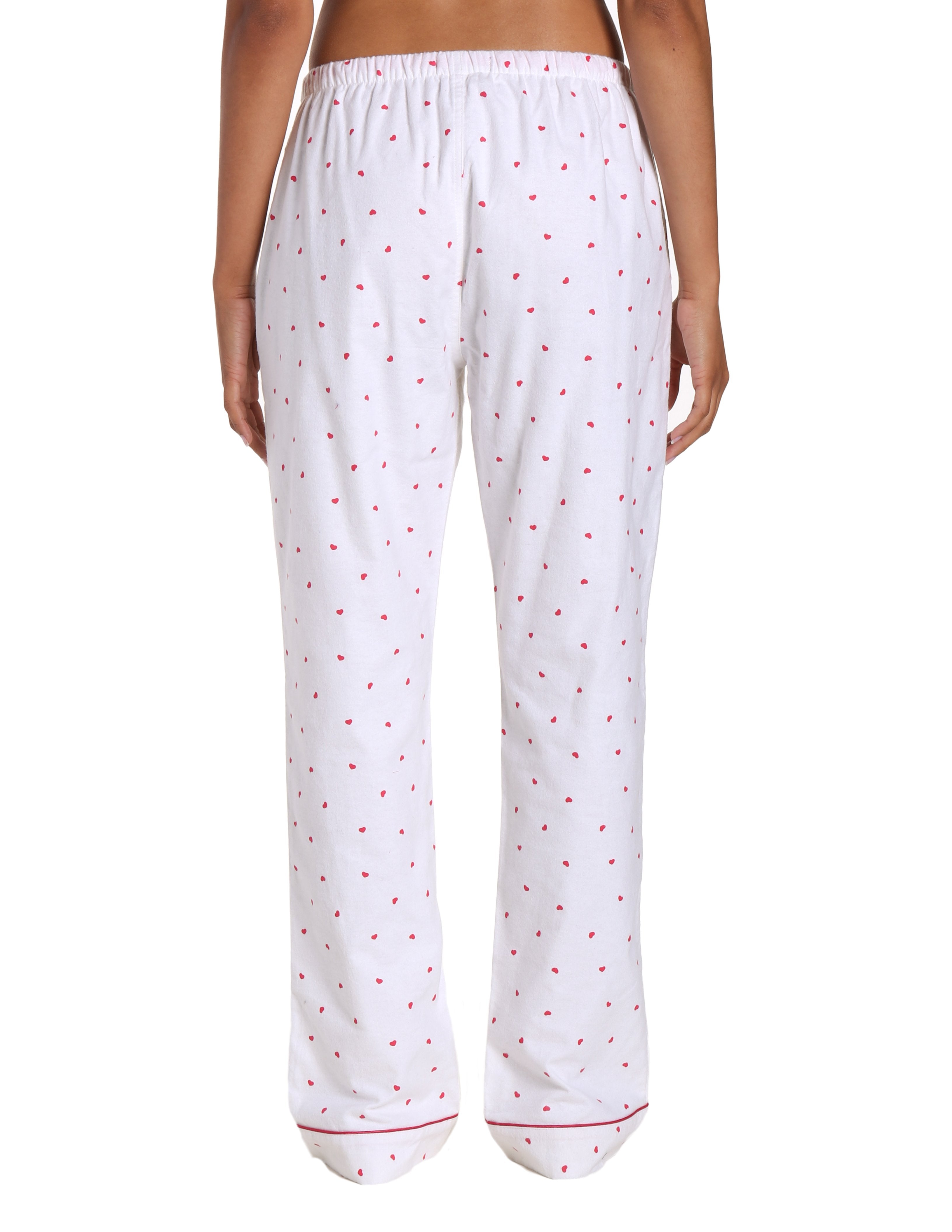 Little Hearts - White-Red