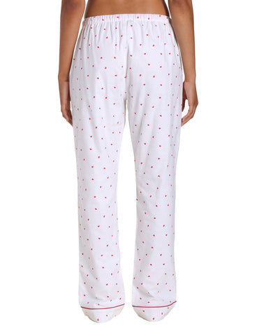 Little Hearts - White-Red